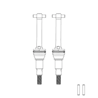 MJX Metal F/R CVD Shafts Pair [14410]