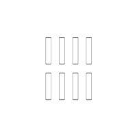 MJX Wheel Hex Pins (8pcs) [M20101]