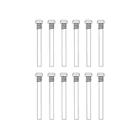 MJX Round Head Half Thread Screws (12pcs) [M3294]