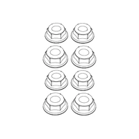 MJX 4mm Nut (8pcs) [H8H]