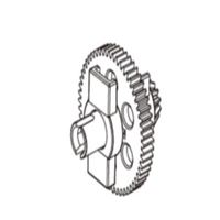 MJX Spur Gear Assembly (Metal) for 12212 [P12401]
