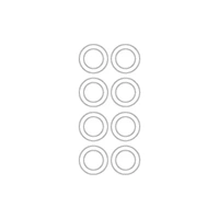 MJX Ball Bearing (8pcs) [R168Z]