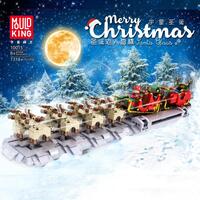 Mould King 10015 Motorized Christmas Santa Sleigh