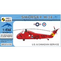 Mark I Models 1/144 Sikorsky H-34 'US & Canadian Service' Plastic Model Kit