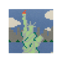 Microbrik Statue of Liberty