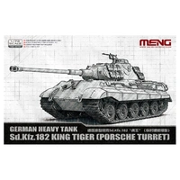 Meng 1/72 German Heavy Tank Sd.Kfz.182 King Tiger (Porsche Turret) Plastic Model Kit