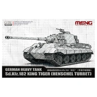 Meng 1/72 German Heavy Tank Sd.Kfz.182 King Tiger (Henschel Turret) Plastic Model Kit