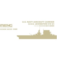 Meng 1/700 U.S. Navy Aircraft Carrier U.S.S. Lexington (Cv-2) Extreme Edition Plastic Model Kit