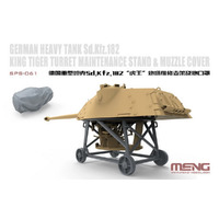 Meng German Heavy Tank Sd.Kfz.182 King Tiger Turret Maintenance Stand & Muzzle Cover (Resin)