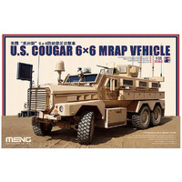 Meng 1/35 U.S. Cougar 6×6 MRAP Vehicle Plastic Model Kit