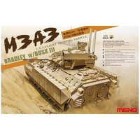 Meng 1/35 U.S. Cavalry Fighting Vehicle M3A3 Bradley w/BUSK III Plastic Model Kit