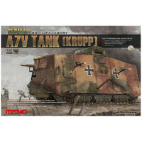 Meng 1/35 German A7V Tank (Krupp) & Engine Plastic Model Kit