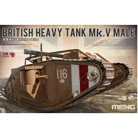 Meng 1/35 British Heavy Tank Mk.V Male Plastic Model Kit