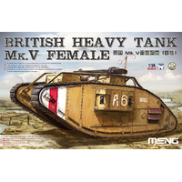 Meng 1/35 British Heavy Tank Mk.V Female Plastic Model Kit