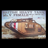 Meng 1/35 British Heavy Tank Mk.V Female Plastic Model Kit