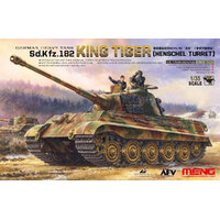 Meng 1/35 German Heavy Tank Sd.Kfz.182 King Tiger (Henschel Turret) Plastic Model Kit
