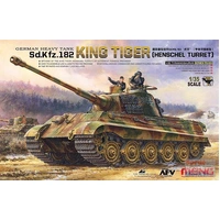Meng 1/35 German Heavy Tank Sd.Kfz.182 King Tiger (Henschel Turret) Plastic Model Kit
