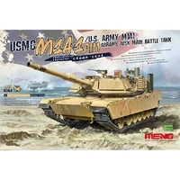 Meng 1/35 Abrams M1A1 AIM / M1A1 TUSK USMC/US Army Main Battle Tank Plastic Model Kit