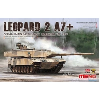 Meng 1/35 German Main Battle Tank Leopard 2A7+ Plastic Model Kit