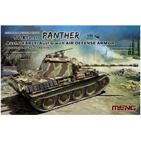 Meng 1/35 German Medium Tank Sd.Kfz.171 Panther Ausf.G Early/Ausf.G w/ Air Defense Armor Model Kit
