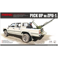 Meng 1/35 Pickup w/ZPU-1 Plastic Model Kit