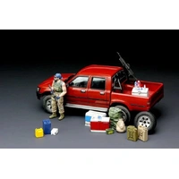 Meng 1/35 Pick Up w/equipment Plastic Model Kit