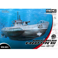 Meng Warship Builder  U-Boat Type VII (Cartoon Model) Plastic Model Kit