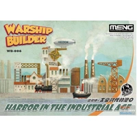 Meng Warship Builder  Harbor In The Industrial Age (Cartoon Model) Plastic Model Kit
