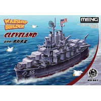 Meng Warship Builder Cleveland (Cartoon Model) Plastic Model Kit