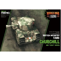 Meng World War Toons Churchill British Infantry Tank Plastic Model Kit