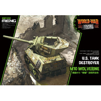 Meng U.S. Tank Destroyer M10 Wolverine (Cartoon Model) Plastic Model Kit