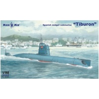 Micromir 1/144 "Tiburon" Spanish Midget Submarine Plastic Model Kit 144-022