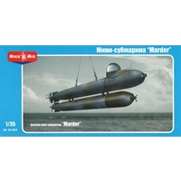 Micromir 1/35 MARDER - German MINI-SUBMARINE Plastic Model Kit 35-002