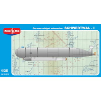 Micromir 1/35 German midget submarine SCHWERTWAL-I Plastic Model Kit [35-016]