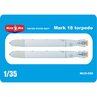 Micromir 1/35 USA Mark18 torpedo (2 pcs in box ) Plastic Model Kit 35-020