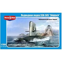 Micromir 1/350 "Skipjack" class US nuclear-powered submarine Plastic Model Kit 350-008