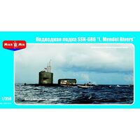 Micromir 1/350 L.Mendel Rivers US nuclear submar Plastic Model Kit 350-015