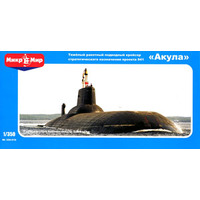 Micromir 350-016 1/350 Akula - Typhoon ballistic missile submarine Plastic Model Kit