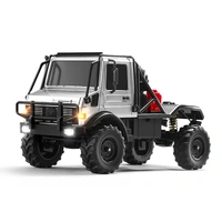 MN Model 1/18 Unimog 4WD RC Crawler (Silver)
