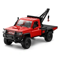MN Models 1/12 Toyota LC79 4WD RC Crawler Red w/Crane Attachment