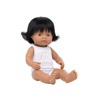 Miniland - Baby Doll - Hispanic Girl 38cm
