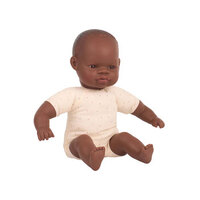 Miniland - Soft Body Doll - African 32cm