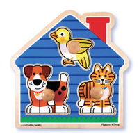 Melissa & Doug House Pets Jumbo Knob Puzzle MND2055