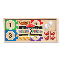 Melissa & Doug - Numbers Wooden Puzzle Cards