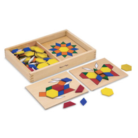 Melissa & Doug Pattern Blocks and Boards MND29
