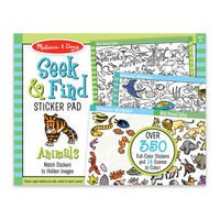 Melissa & Doug - Seek & Find Sticker Pad- Animals
