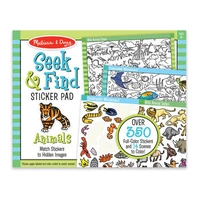 Melissa & Doug - Seek & Find Sticker Pad- Animals