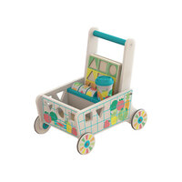 Melissa & Doug Wooden Grow with Me Grocery Cart