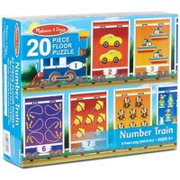 Melissa & Doug Number Train Floor Puzzle 20pcs