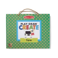 Melissa & Doug Natural Play - Play Draw Create - Farm